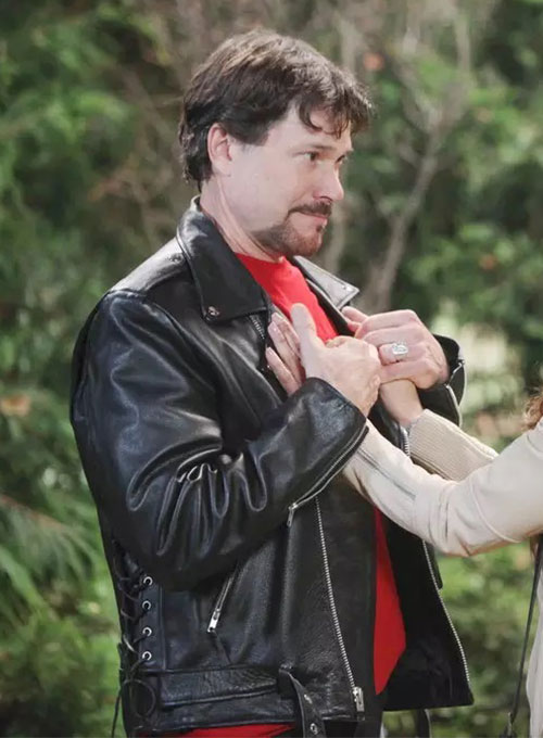 (image for) Peter Reckell Days of Our Lives Leather Jacket - Click Image to Close
