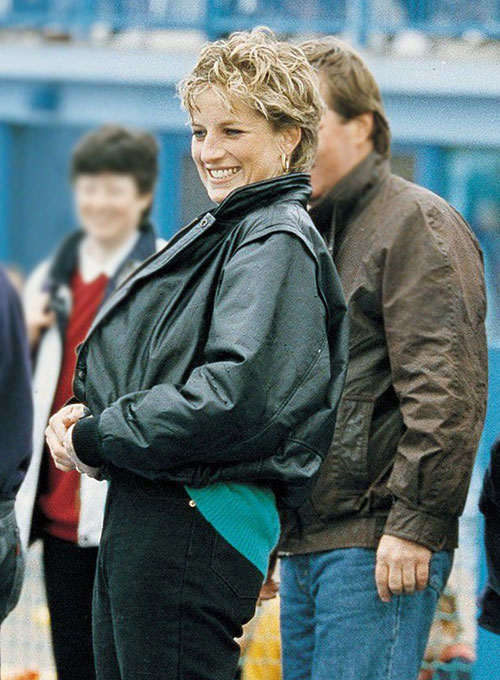 (image for) Princess Diana Leather Jacket - Click Image to Close