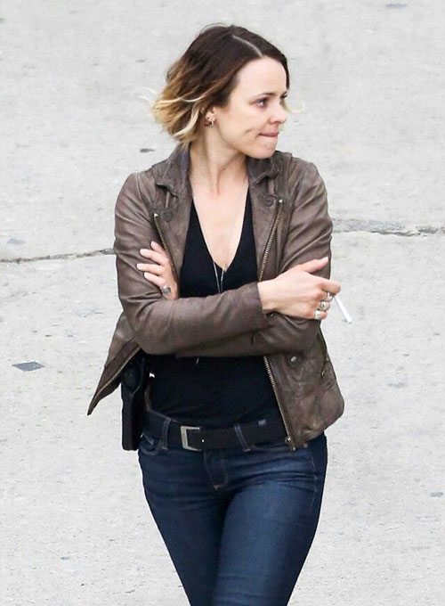 (image for) Rachel McAdams True Detective Leather Jacket - Click Image to Close