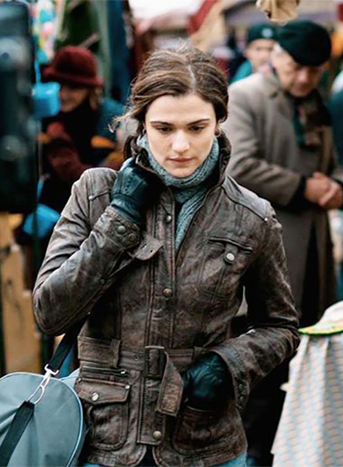 (image for) Rachel Weisz The Whistleblower Leather Jacket - Click Image to Close