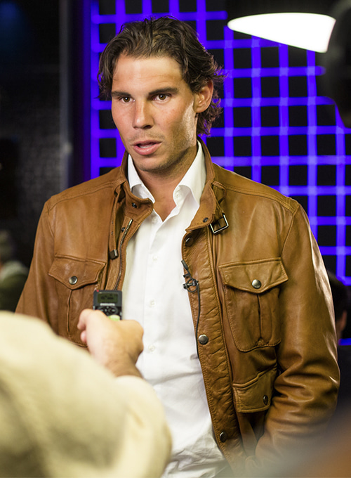 Rafael Nadal Leather Jacket
