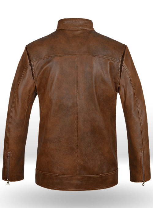 (image for) Spanish Brown Rampage Dwayne Johnson Leather Jacket