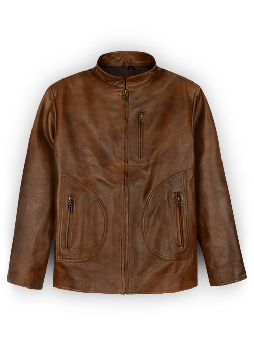 Spanish Brown Rampage Dwayne Johnson Leather Jacket