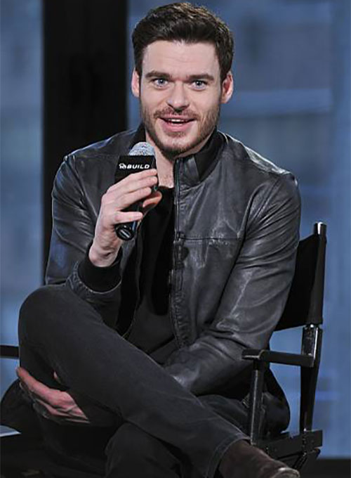 (image for) Richard Madden Leather Jacket #2 - Click Image to Close