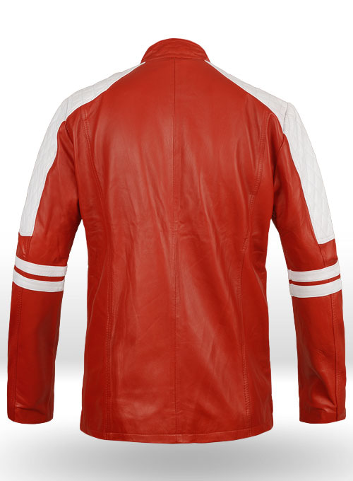 (image for) Ricky Stripe Leather Jacket - Click Image to Close