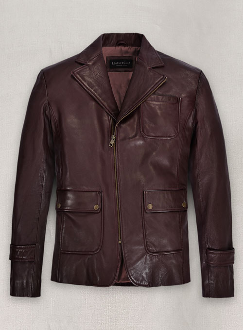 (image for) Robert Downey Jr Leather Blazer #1 - Click Image to Close