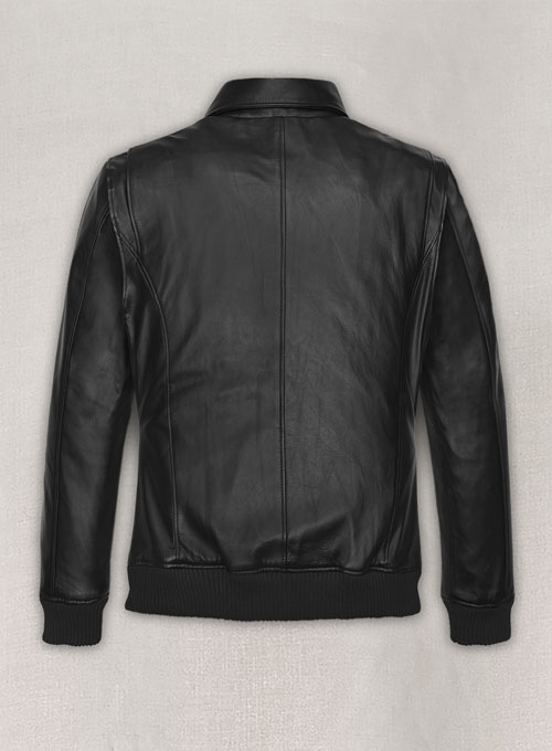 (image for) Robert Pattinson 2020 Paris Fashion Show Leather Jacket - Click Image to Close