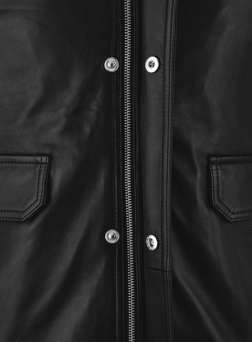 (image for) Robert Pattinson Leather Jacket #1 - Click Image to Close