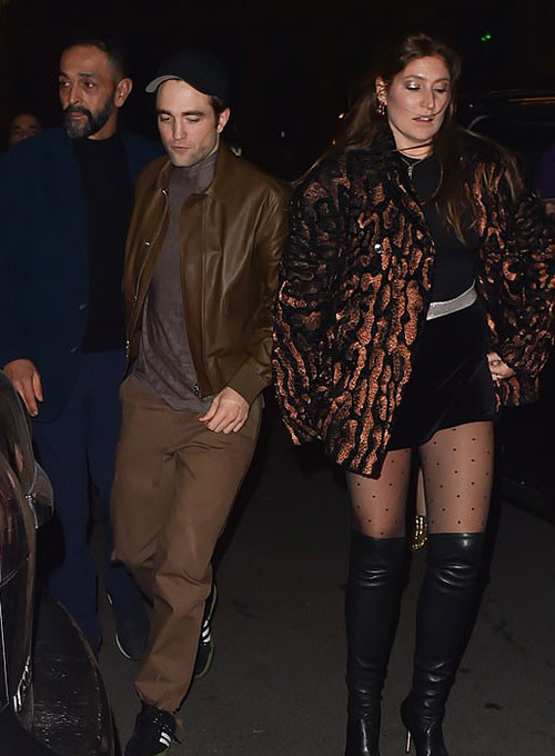 (image for) Robert Pattinson Leather Jacket #3