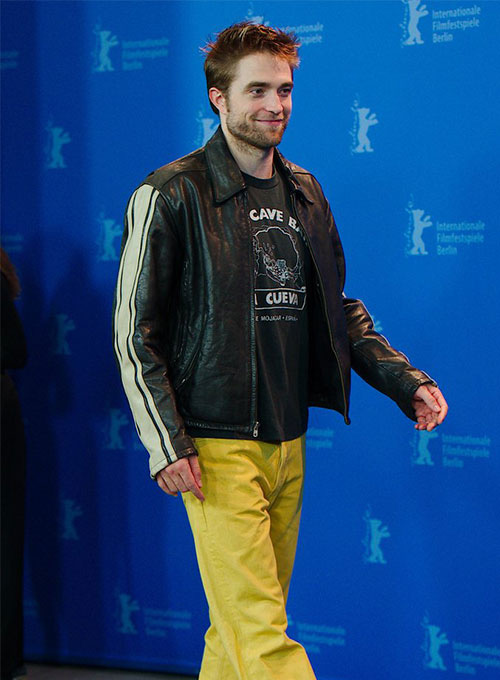 (image for) Robert Pattinson Leather Jacket #2 - Click Image to Close
