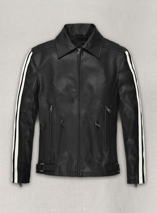 (image for) Robert Pattinson Leather Jacket #2 - Click Image to Close