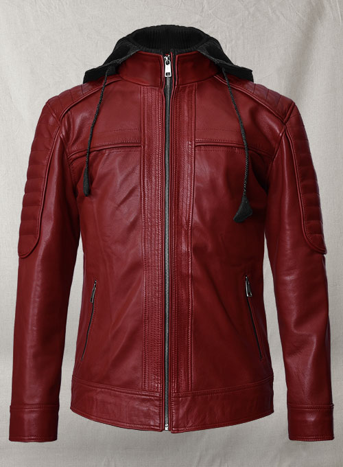 Rodeo Hooded Leather Jacket