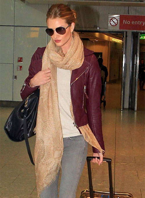 (image for) Rosie Huntington Leather Jacket