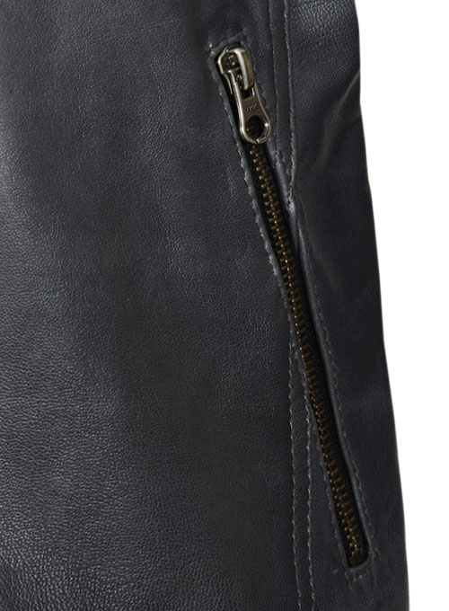 (image for) Rover Blue Leather Jacket # 653 - Click Image to Close