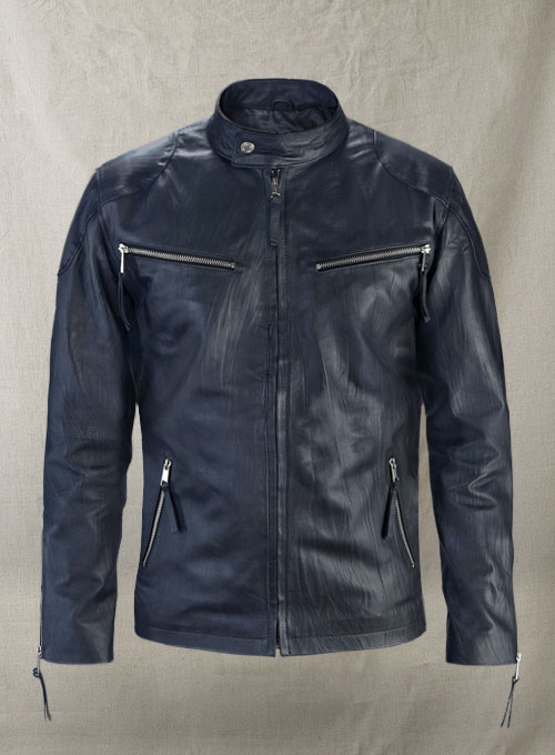 (image for) Rover Blue Leather Jacket #907