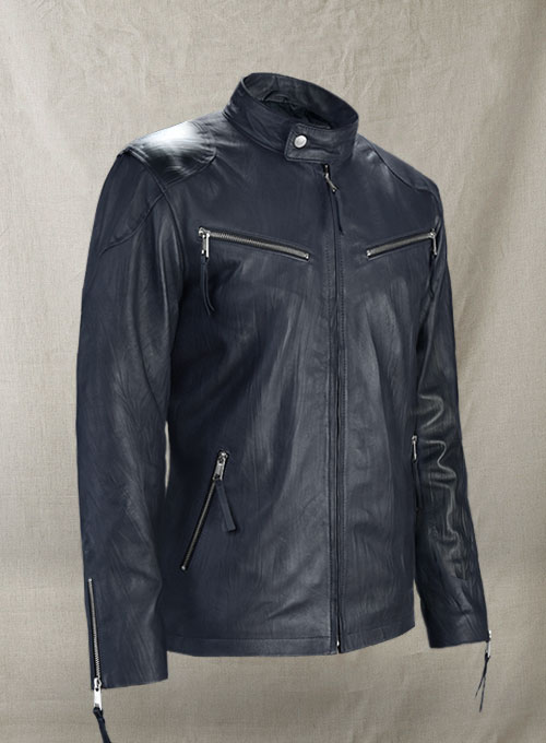 Rover Blue Leather Jacket #907 - Click Image to Close
