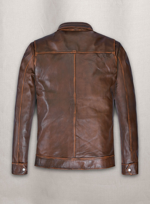 (image for) Rubbed Tan Rafael Nadal Leather Jacket