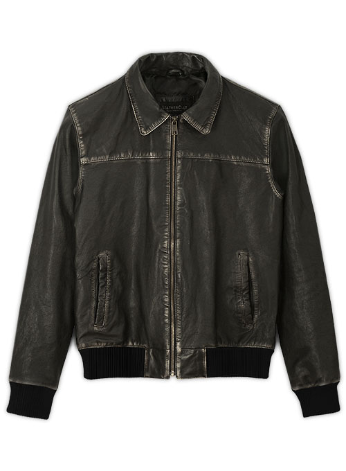 (image for) Rubbed Black Washed Jai Courtney A Good Day to Die Hard Jacket - Click Image to Close