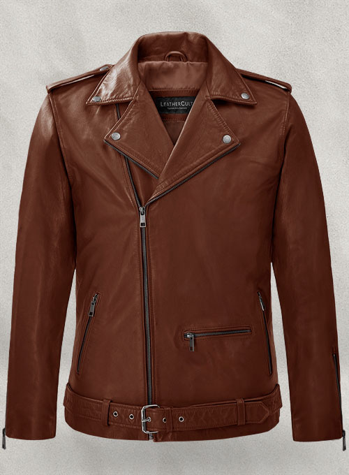 (image for) Rutland Tan Riding Leather Jacket