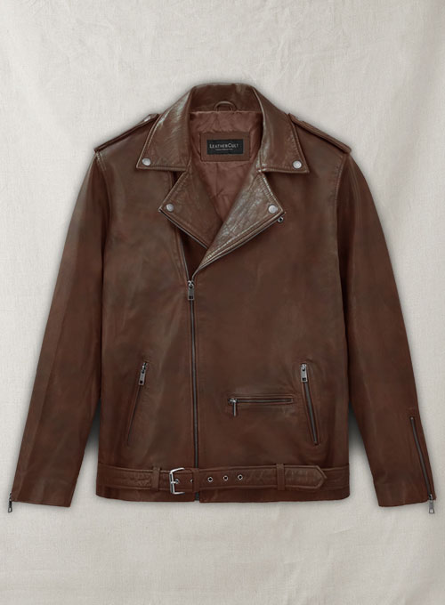 (image for) Rutland Spanish Brown Riding Leather Jacket - Click Image to Close