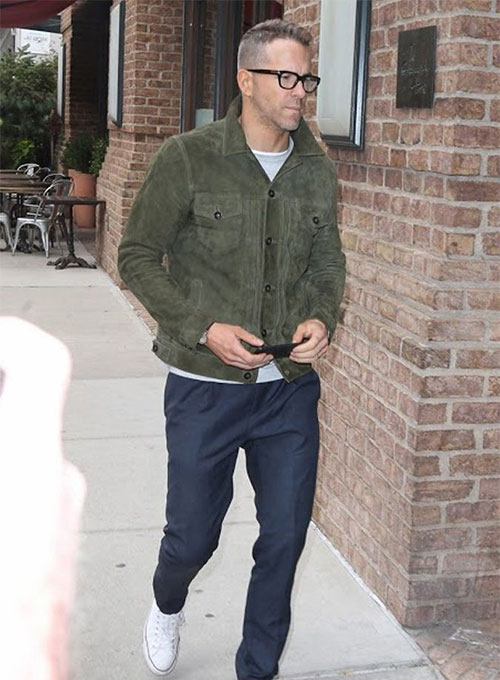 Ryan Reynolds Leather Jacket #3