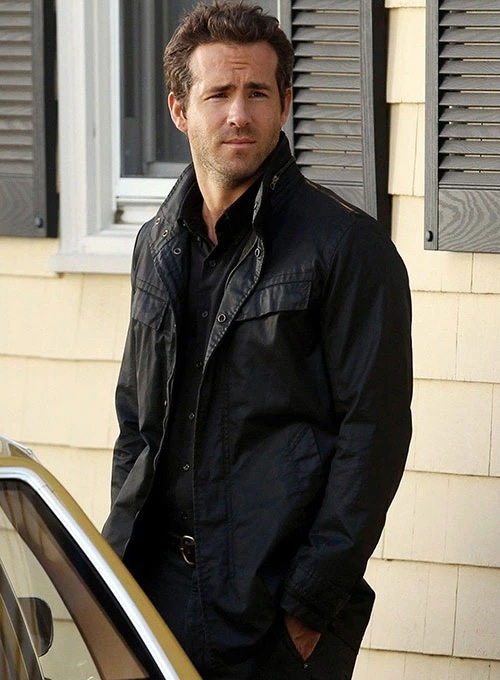 (image for) Ryan Reynolds R.I.P.D Leather Jacket - Click Image to Close