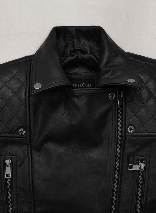 (image for) Salma Hayek The Hitman's Wife's Bodyguard Leather Jacket - Click Image to Close