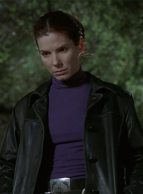 (image for) Sandra Bullock Murder by Numbers Leather Trench Coat