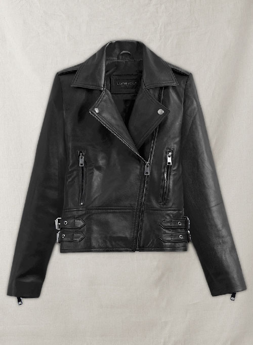 (image for) Scarlett Johansson Black Widow Leather Jacket