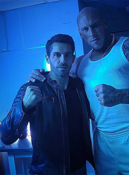 (image for) Scott Adkins Accident Man Leather Jacket - Click Image to Close