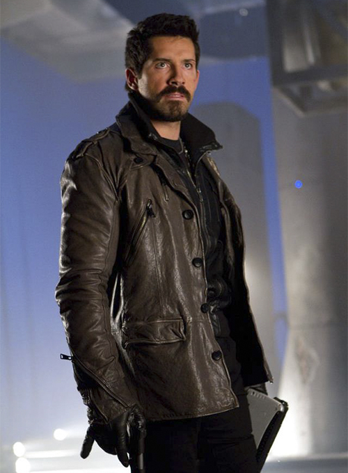 (image for) Scott Adkins The Expendables 2 Leather Jacket