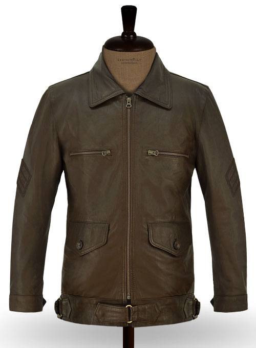 Scott Eastwood Fury Leather Jacket - Click Image to Close