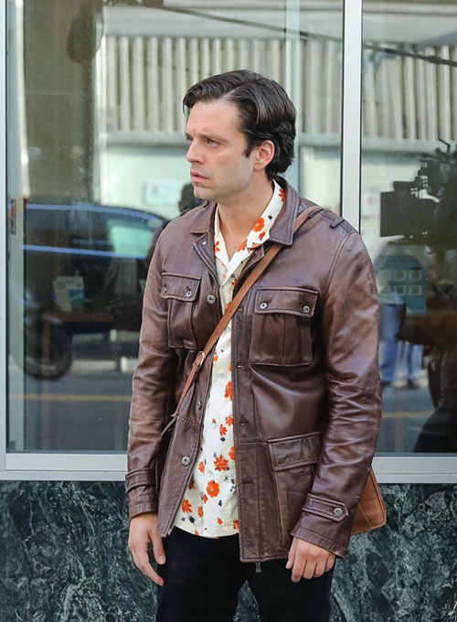(image for) Sebastian Stan A Different Man Leather Jacket