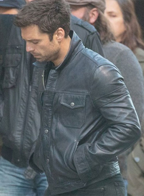 (image for) The Winter Soldier San Sebastian Leather Jacket - Click Image to Close
