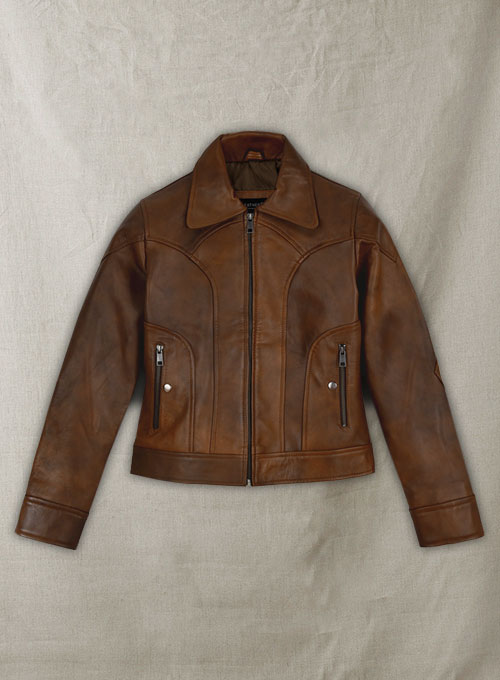 (image for) Selena Gomez Coach SS18 Leather Jacket