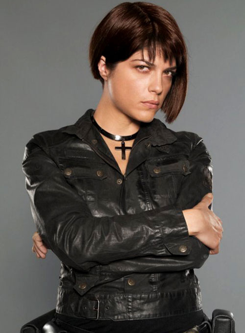 Selma Blair Hellboy 2 The Golden Army Leather Jacket - Click Image to Close