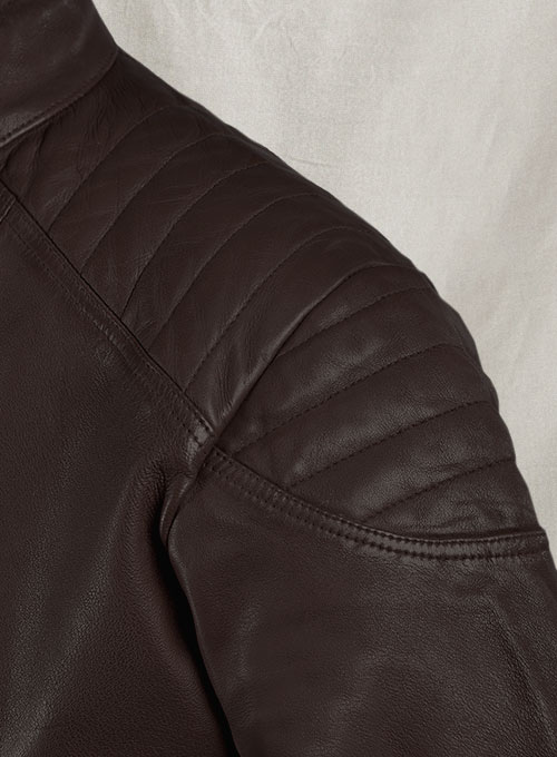 Shotgun Brown Moto Leather Jacket - Click Image to Close