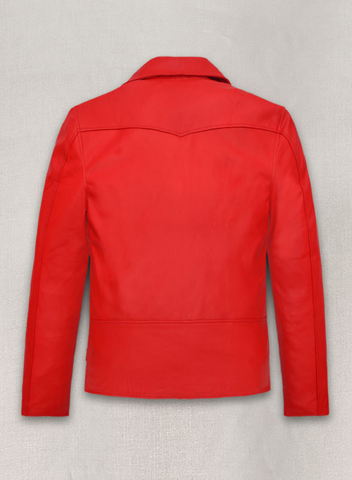 (image for) Soft Blood Red Leather Jacket # 903 - Click Image to Close