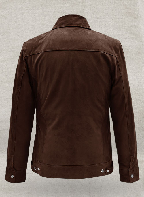 (image for) Brown Frodo Suede Leather Jacket - Click Image to Close