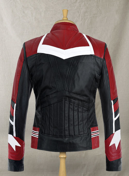Captain Marvel Leather Jacket - Click Image to Close