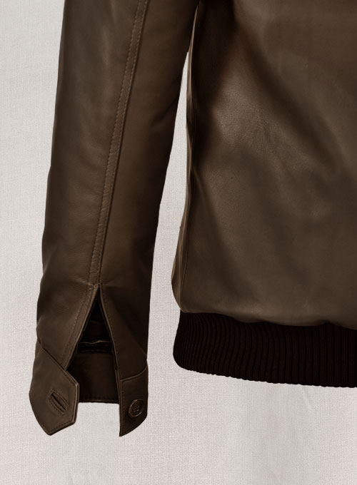 Soft Scottish Brown David Leather Jacket #2 - Click Image to Close