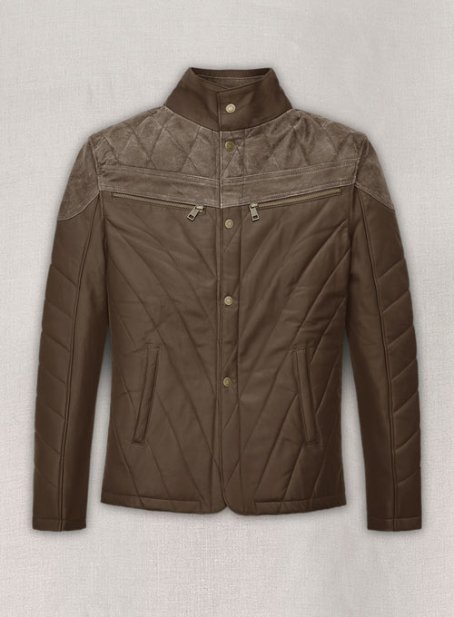 (image for) Soft Scottish Brown Leather Jacket #635 - Click Image to Close
