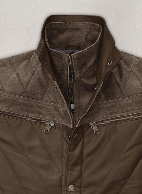 (image for) Soft Scottish Brown Leather Jacket #635 - Click Image to Close