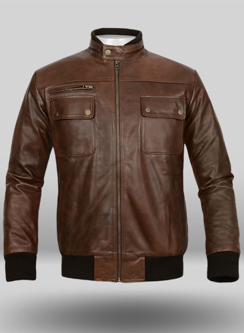 (image for) Spanish Brown Leather Jacket # 94 - Click Image to Close