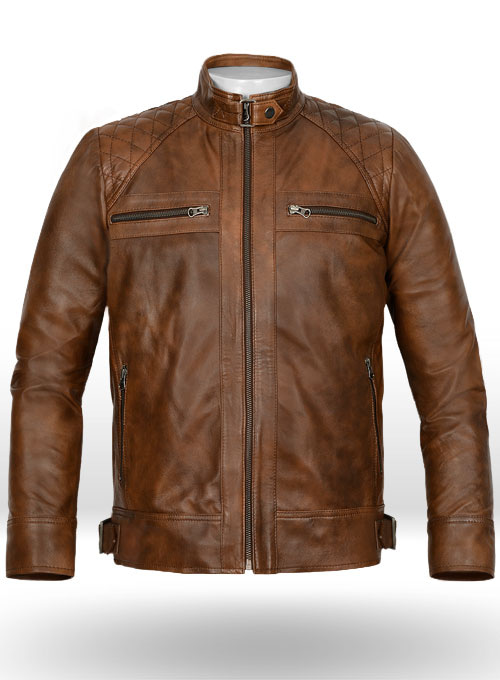(image for) Spanish Brown Leather Jacket # 653