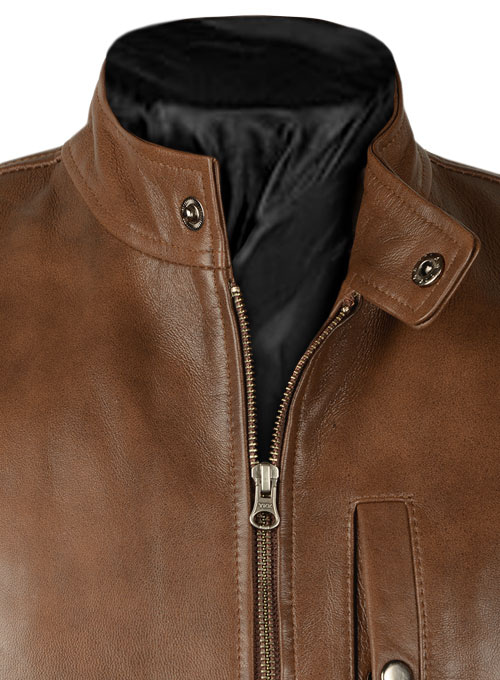 (image for) Spanish Brown Leather Vest # 325