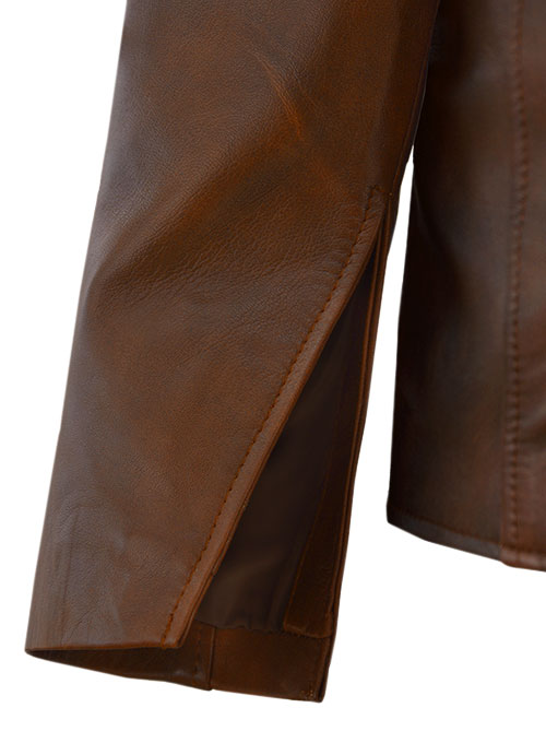 Spanish Brown Tom Riley Da Vinci\'s Demons Leather Jacket