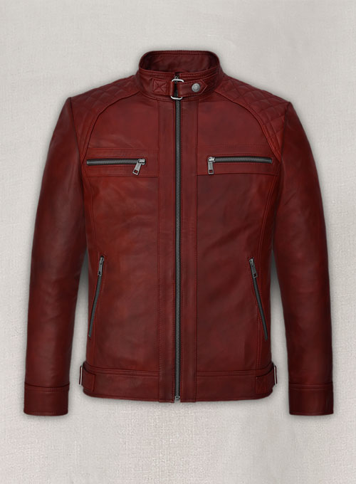 (image for) Spanish Red Leather Jacket # 653 - Click Image to Close