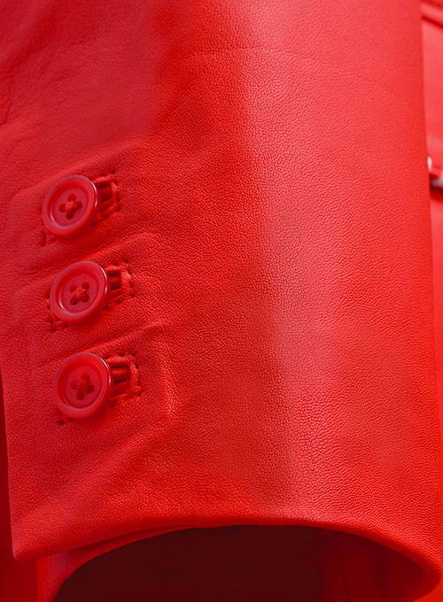(image for) White Striped Red Medieval Blazer