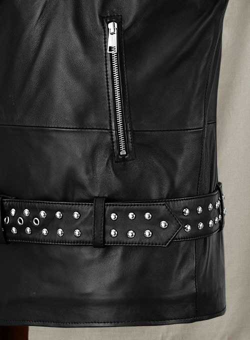 (image for) Studded Biker Leather Jacket - Click Image to Close